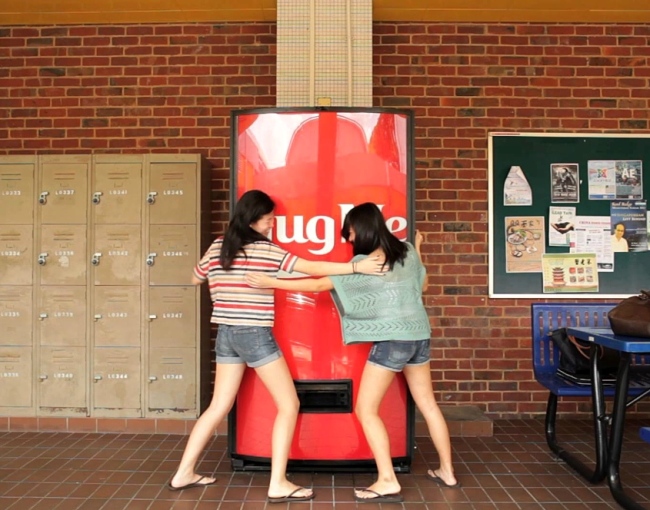Coke's Hug Machine